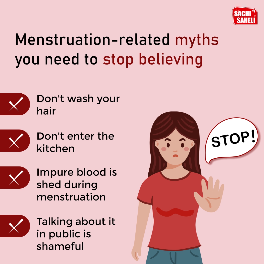 sachisaheli's tweet photo. Here we are, once again, trying our best to debunk myths that we listen to way too often.
#SachiSaheli #ayurvedictonic #womenhealth #PeriodMyth #healthcare #mensturation
Shop Now: https://t.co/7c2wIzhPDw https://t.co/tnBr5EtHre