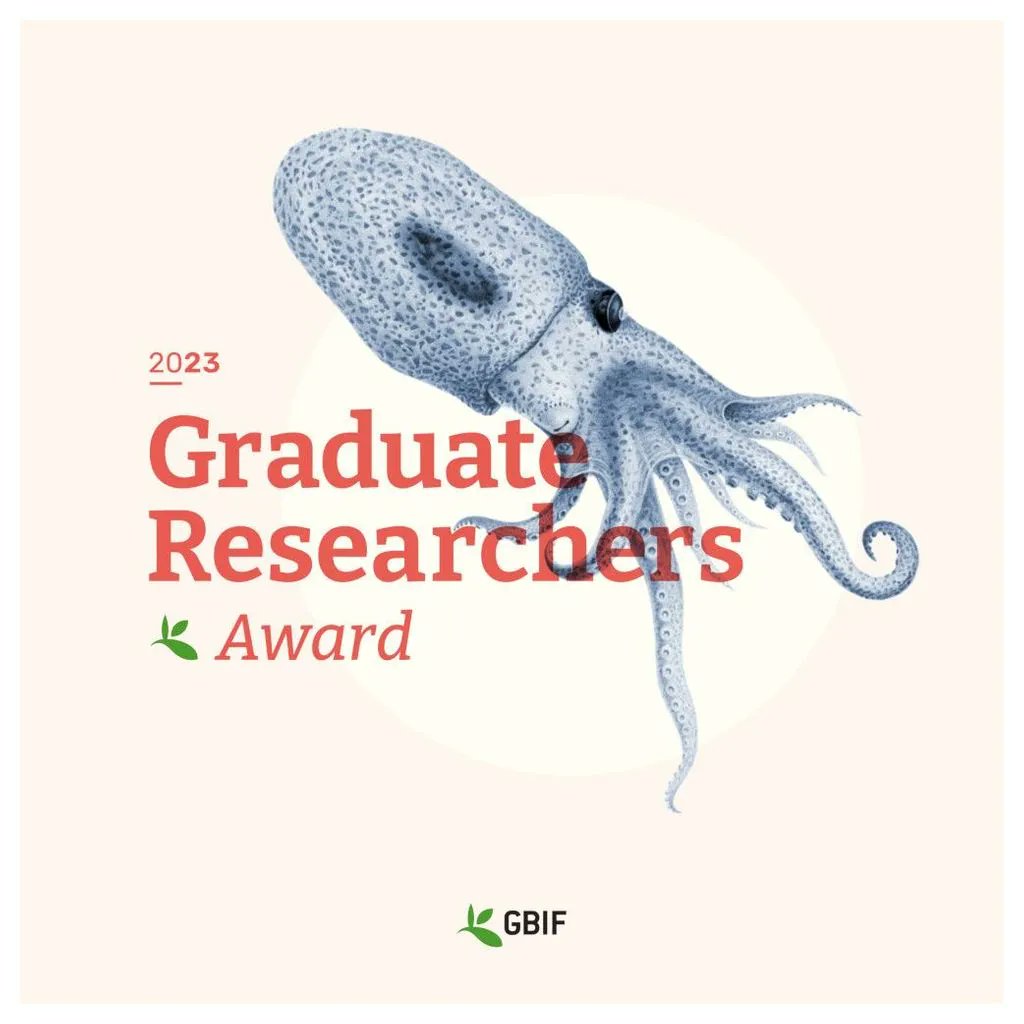GBIF's tweet photo. ✅ Affiliated with a graduate programme?
✅ Producing innovative research with #opendata on #biodiversity?
✅ From or studying in 🇺🇸?
One month to go until 19 May—and the deadline for your nomination to the 2023 #GradResearchers Award!
👉 https://t.co/wBAZz0HFnq https://t.co/tRzfqPgU4R