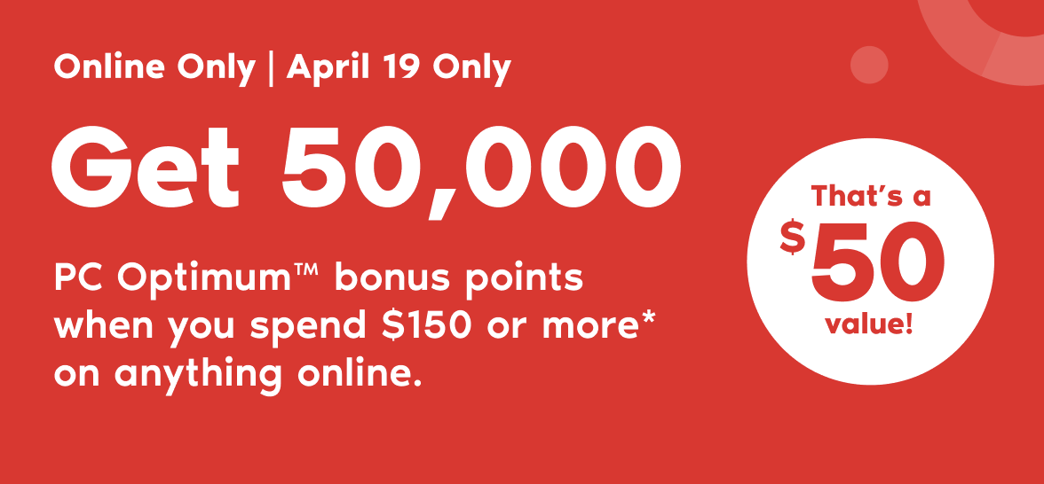 $50 worth of points
Basically free money. Go get it