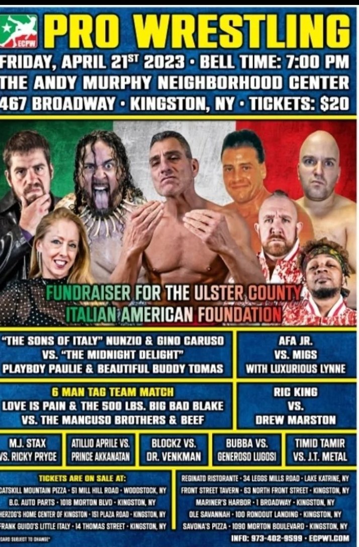 ECPWAdrenaline's tweet image. Lots of action this weekend!  Friday Night in Kingston NY and Saturday Night in Parlin NJ