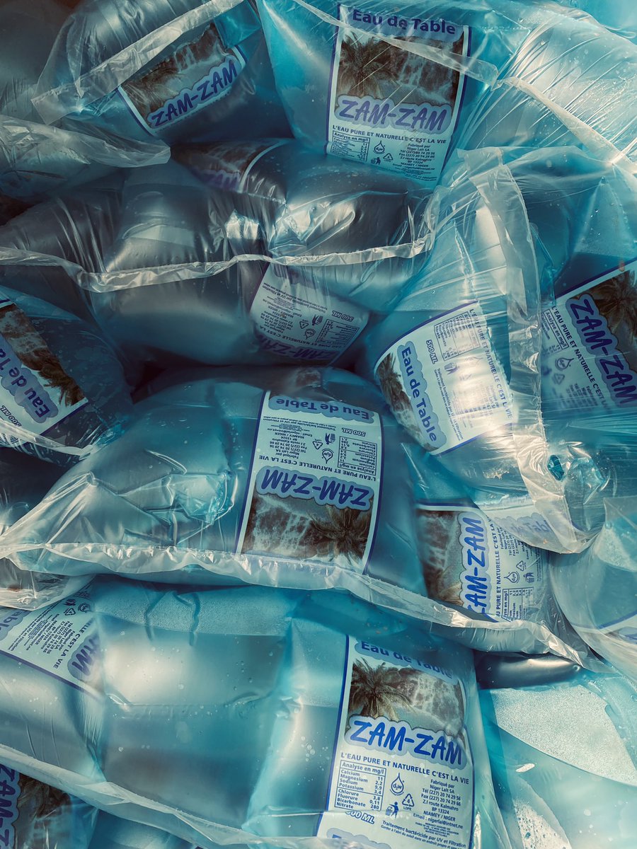 NigerLait's tweet photo. Consommez l’eau pure naturelle ZAM ZAM disponible dans toutes les grandes alimentations et nos points de vente💧😋.
-
Commandez vos packs au 82001414 📞 ! https://t.co/cNvzxXWqWN