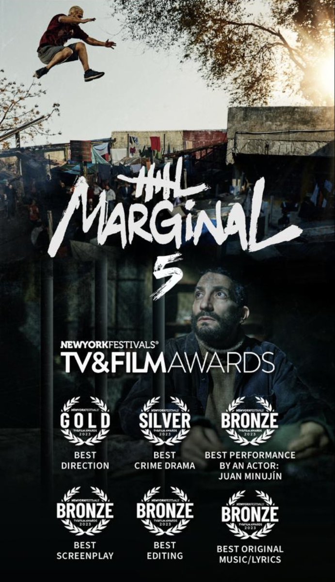 pabloculellok's tweet image. #elmarginal5 ganadora en #newyorkfestivals 👏 @undertransmedia @NBCUTelemundo @netflix @juanminujin