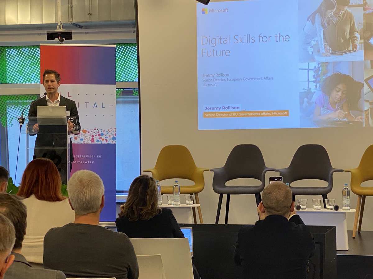 AnnaledaM's tweet photo. #JeremieRollison Senior Director EU Governments Affairs ⁦⁦⁦⁦@MSEurope⁩: over 70% of firms report access to talents as an obstacle to new investments across Europe ⁦@AllDigitalEU⁩ #ADWEEKS ⁦@fmdigitale⁩ #AmbizioneItalia ⁦@microsoftitalia⁩ ⁦ https://t.co/9CKomh73MX