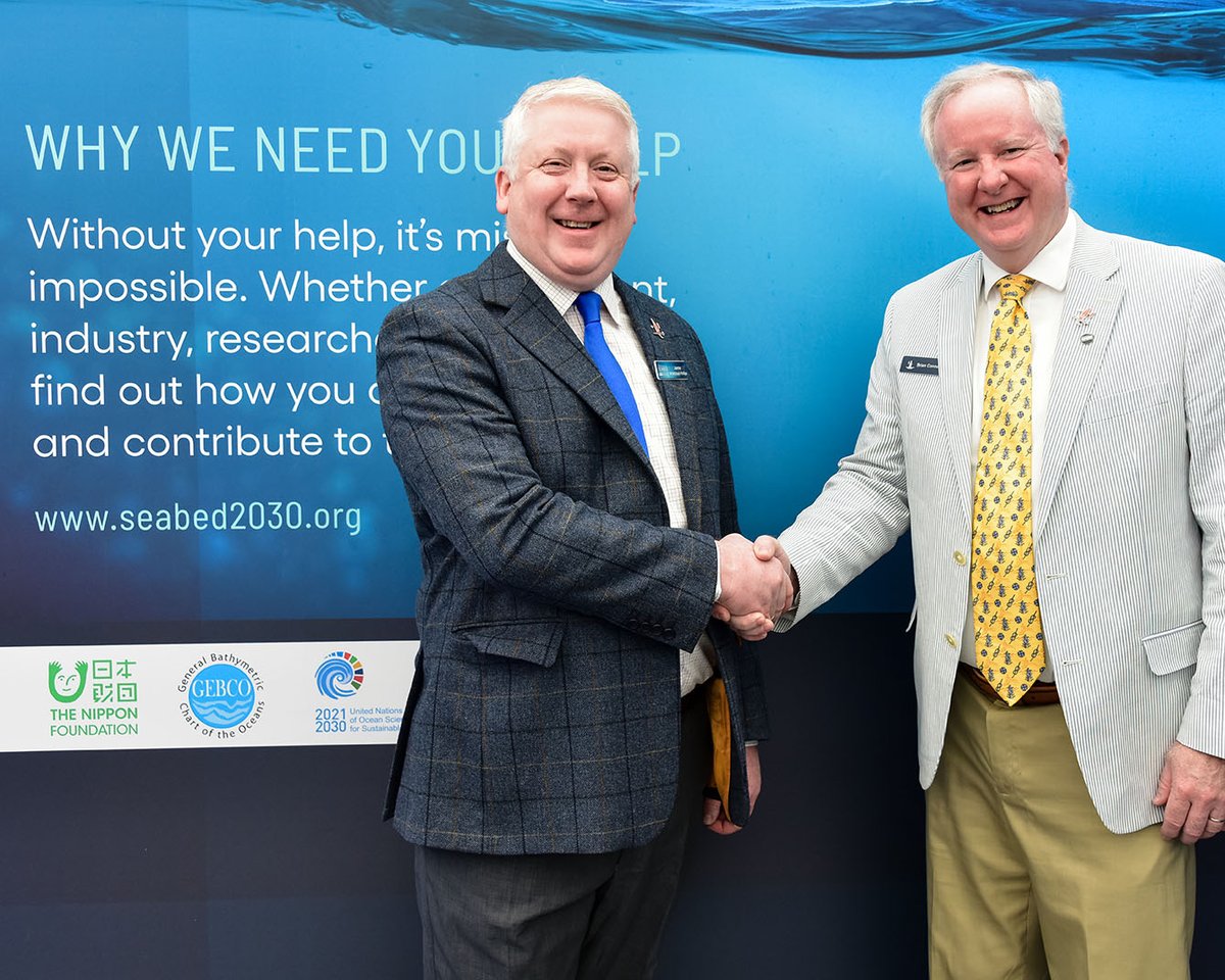 saildrone's tweet image. Today at @OceanBusiness: Saildrone and @seabed2030 sign an MOU to work together to advance ocean mapping in support of the United Nations Decade of Ocean Science for Sustainable Development. 🤝🎉 #oceanbiz @Oceanbuzz #oceanbuzz Read more: saildrone.com/news/seabed-20…