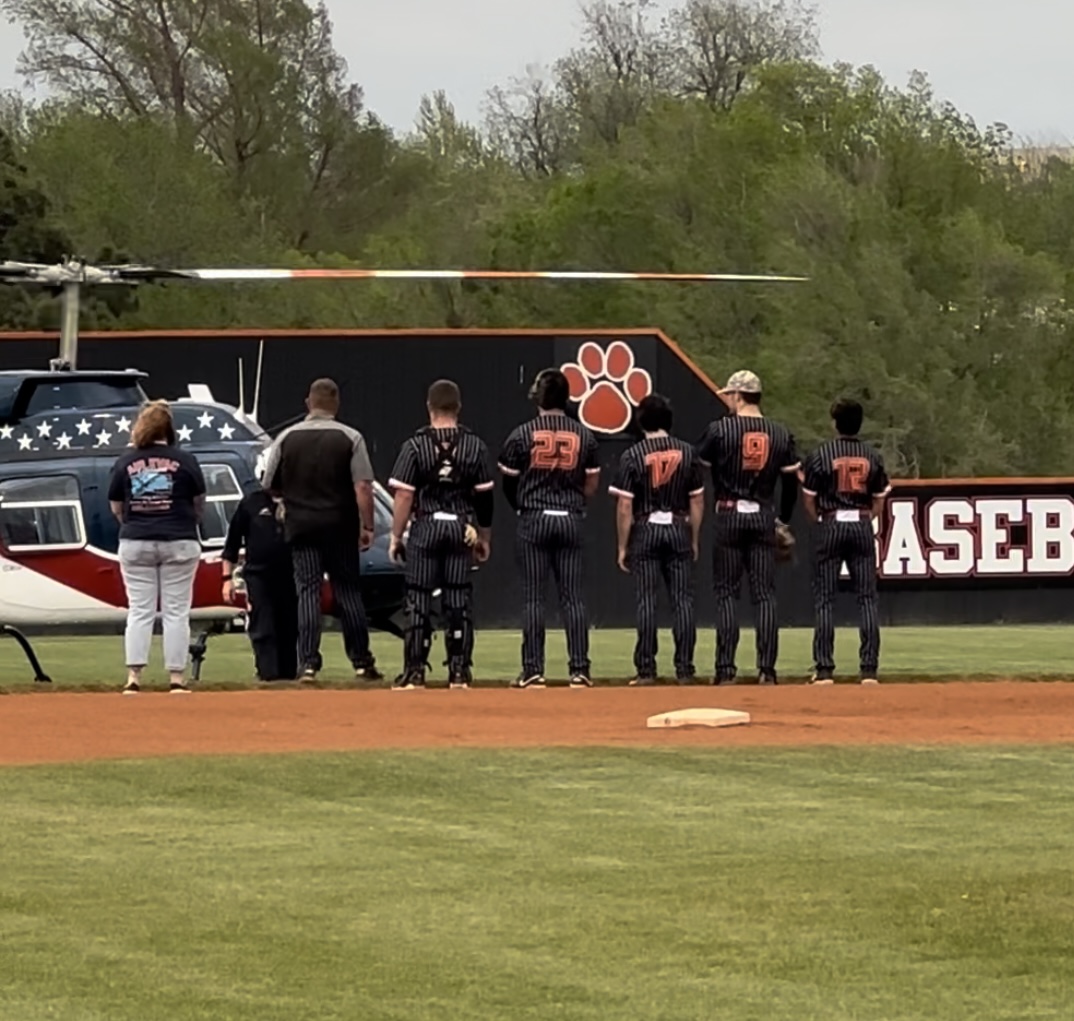 BaseballCushing's tweet photo. Tigers complete the district game series with Bristow winning 5-2.  Shout out to Jake Horn for pitching a heck of a game and the rest of the Tigers for getting it done offensively. The Tigers are now 21-0 on the season and will host Regionals. @jakehornjr @Okladrillers https://t.co/Ebf1tHviMo