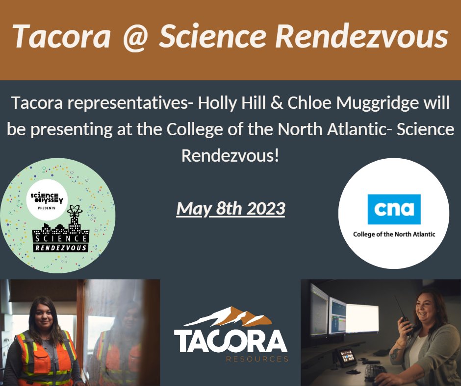 'Rock to Train' with Tacora at SciRenLW on May 8! #CreateSciRen #MillionTreeProject @sci_rendezvous #SciRen #NSERC_CRSNG #CCUNESCO #Cna_news #OdySci #Scienceliteracy #stan_rsst #SciRenLW #SWCCan2023
