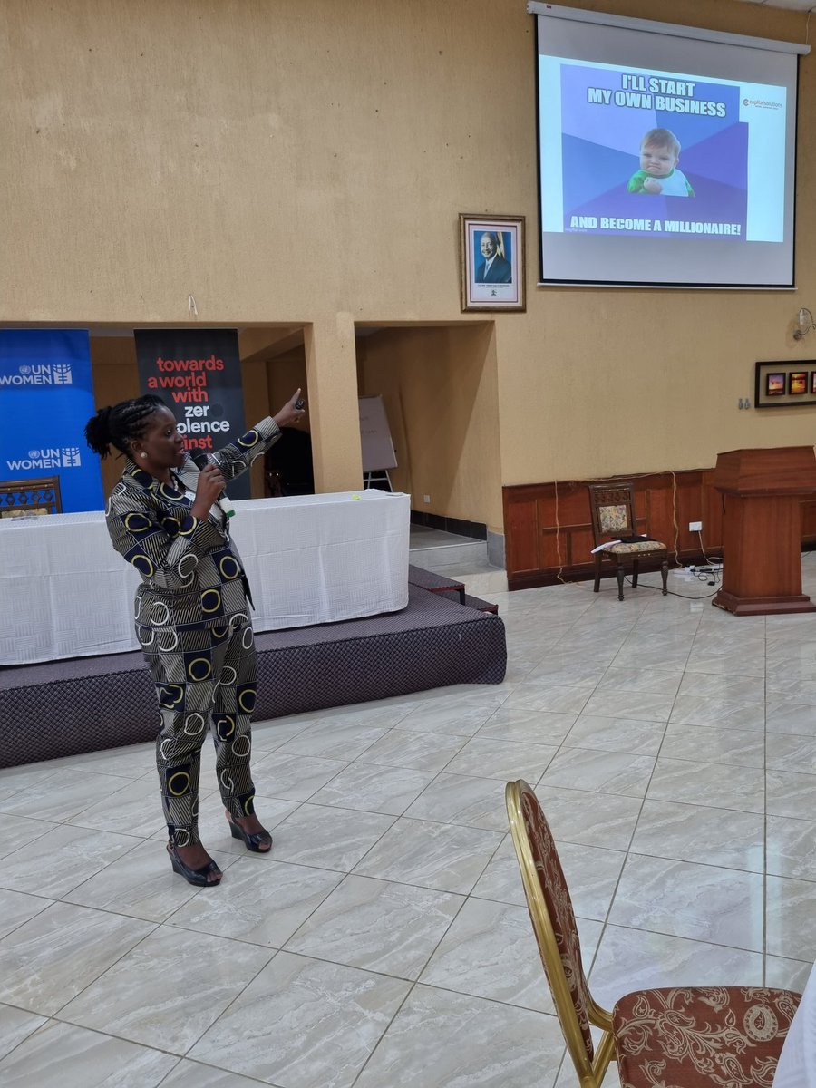bwiirebella's tweet photo. Women leaders taking stock of emerging issues around Women’s movement building in Uganda and social enterprise  financing, conversations led by @EvelynLetiyo from @unwomenuganda and @JoyceTamale from @capitalsolutio2 . @NAWOUga @nuwodu @uwonet @Ernest_Wisdom https://t.co/bOwjQTrQM0