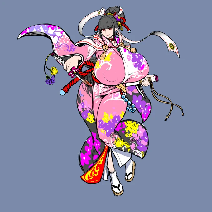 オドろいたねぇ…奇しくも同じサイズだ…最初のエンライラフ案でこれを出したら、当時のアイシャpにデカ過ぎんだろ…と言われて今の貧乳エンライになりました  
