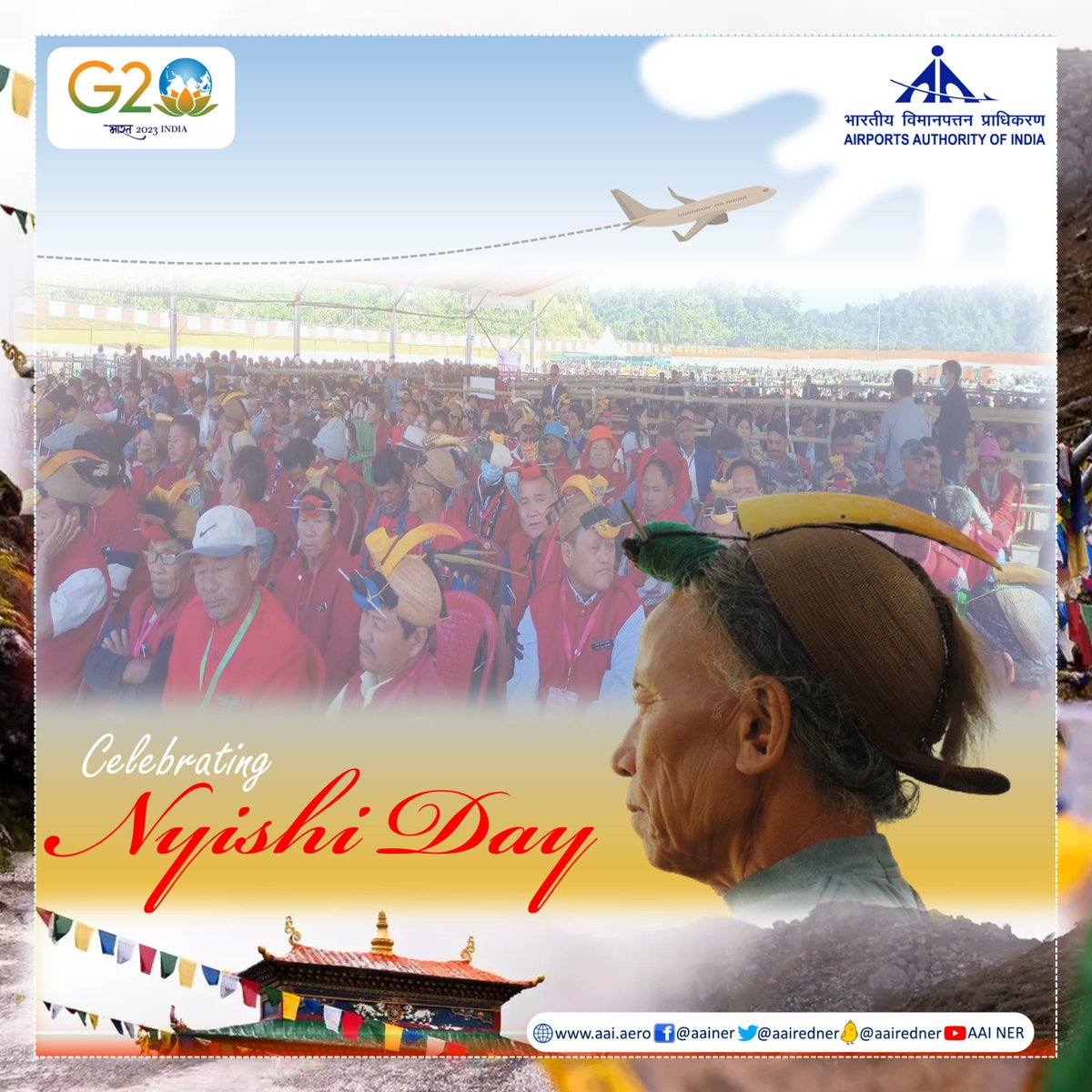 aaihollongi's tweet photo. Our warm wishes to all the inhabitants of #Nyishi community on the #NyishiDay 

One of the largest ethnic groups in #ArunachalPradesh, Nyishi Day is celebrated to commemorate their official Community recognition

We are blessed to serve in their land🙏 https://t.co/dhXmU60WIt