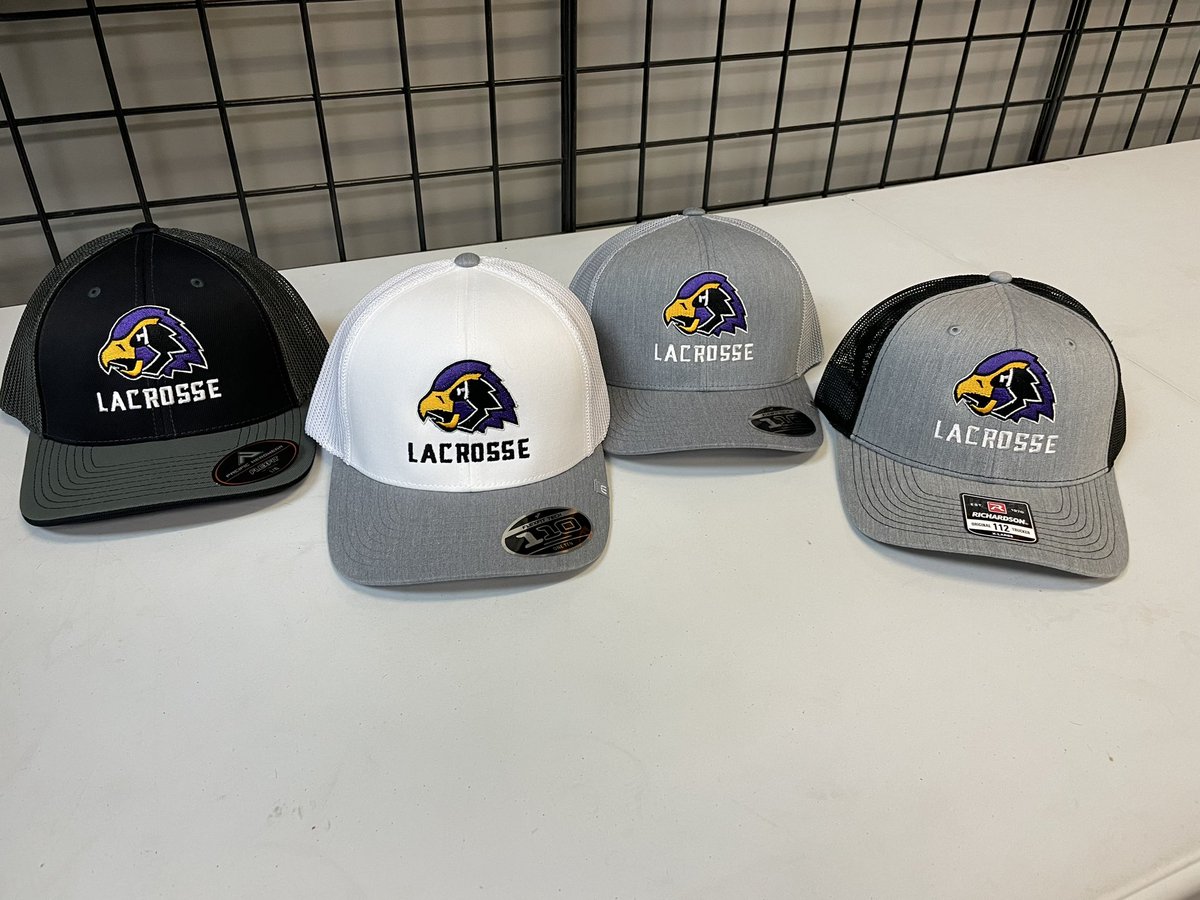 ApparelEth's tweet photo. Some fresh lids heading over to the Chaska Boys Lacrosse coaching staff!
#embrodiery #customlogodesign https://t.co/J2mgq0X5Ue