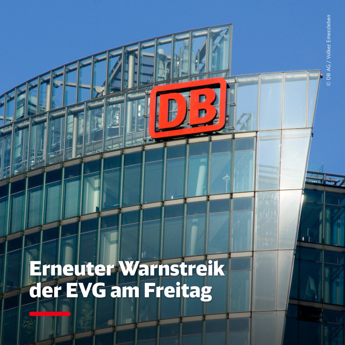 Deutsche Bahn AG (@db_presse) on Twitter photo Die Eisenbahn- und Verkehrsgewerkschaft #EVG hat für Freitag, den 21.4. einen erneuten #Warnstreik angekündigt. Wir gehen von massiven Auswirkungen auf den gesamten Bahnbetrieb aus und werden so schnell und umfassend wie möglich informieren. deutschebahn.com/de/presse/pres… #EVGStreik Die Eisenbahn- und Verkehrsgewerkschaft #EVG hat für Freitag, den 21.4. einen erneuten #Warnstreik angekündigt. Wir gehen von massiven Auswirkungen auf den gesamten Bahnbetrieb aus und werden so schnell und umfassend wie möglich informieren. deutschebahn.com/de/presse/pres… #EVGStreik