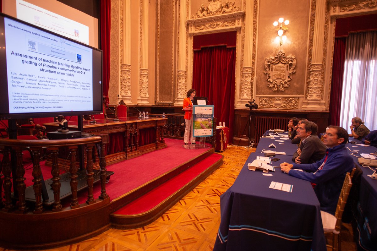 YoungForesters's tweet image. 🪵💻 Eleana Spavento &quot;#MachineLearning applied to grading timber&quot;

#SMARTGlobalEcosystems #AI #IUFRO2024 #timber #woodisgood #betterwithwood

@diputacionPalen @ETSIIAAPalencia @UVaPalencia @FCesefor @PC_UVa @sngular @juantomas @fbravo_SFM @IUFRO