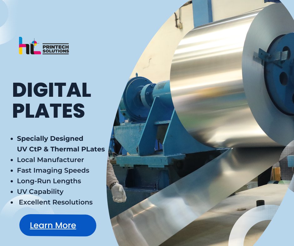 HLPrintech's tweet photo. #HLPrintech produces ๐๐๐ฒ๐ฟ๐ฒ๐๐ -Digital #offset UV CtP plates and ๐๐๐น๐ฎ๐ - CtP #thermal platesย to streamline your print process & ensure exceptional performance.
Get to know more about our offset printing plates:
https://t.co/YGZJbxCAwa https://t.co/SqNQX463fM