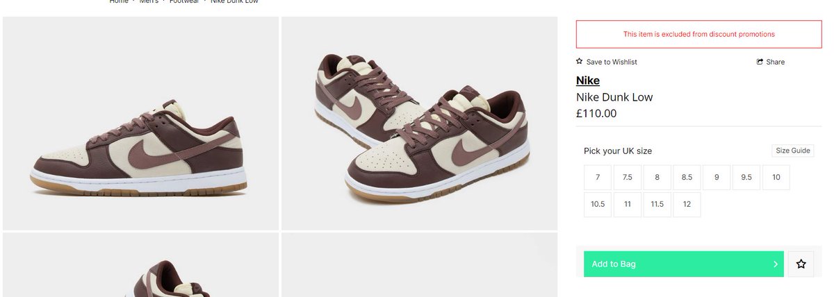 SOLELINKS's tweet image. ad: Nike Dunk Low 'Plum Eclipse' dropped via Size UK =&amp;gt; tidd.ly/3mLFYhe

checkout via CC or PayPal