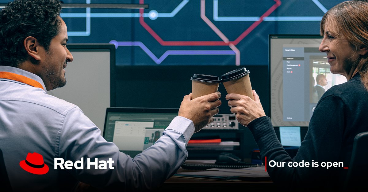 RedHat's tweet image. Where there&apos;s a workload, there&apos;s a way. Find the right path—with platforms that connect them all. See how: red.ht/36pLv4X #CodeIsOpen