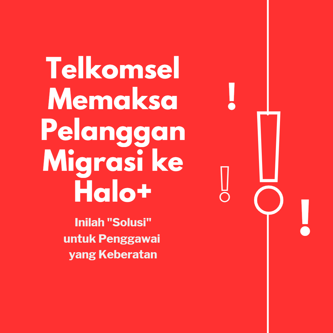 herrysw's tweet photo. Telkomsel memaksa pelanggan Telkomsel Halo (dulu kartuHalo) migrasi ke Halo+.

Posisi pelanggan harus diakui lemah. Yang bisa dilakukan hanya mencari paket Halo+ termurah berdasarkan tagihan rata-rata dan--jika bisa--bertahap menceraikan Telkomsel.

Berikut tip dari saya. https://t.co/LvnGma9MuF