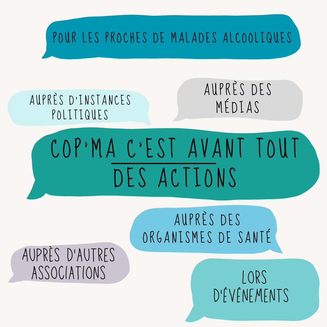 CoPMA5's tweet photo. CoP’MA est avant tout une association qui agit pour défendre la voix des proches de malades alcooliques. 
Les actions de CoP’MA sont nombreuses :

Pour découvrir toutes nos actions et nous soutenir vous pouvez suivre le lien suivant : 
https://t.co/NLsC3zxulz https://t.co/Pzot7qnyXB