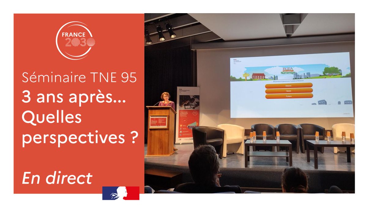 canope_95's tweet photo. 🎤🎥Séminaire #TNE95 en cours !
Ted-X de professeurs des écoles autour de la question "Quelles transformations dans les pratiques enseignantes ?" pour dresser le bilan des actions menées et dessiner des perspectives.
Assistez à la diffusion en direct
▶️https://t.co/9uYygM6QrV https://t.co/yT30n68XYu