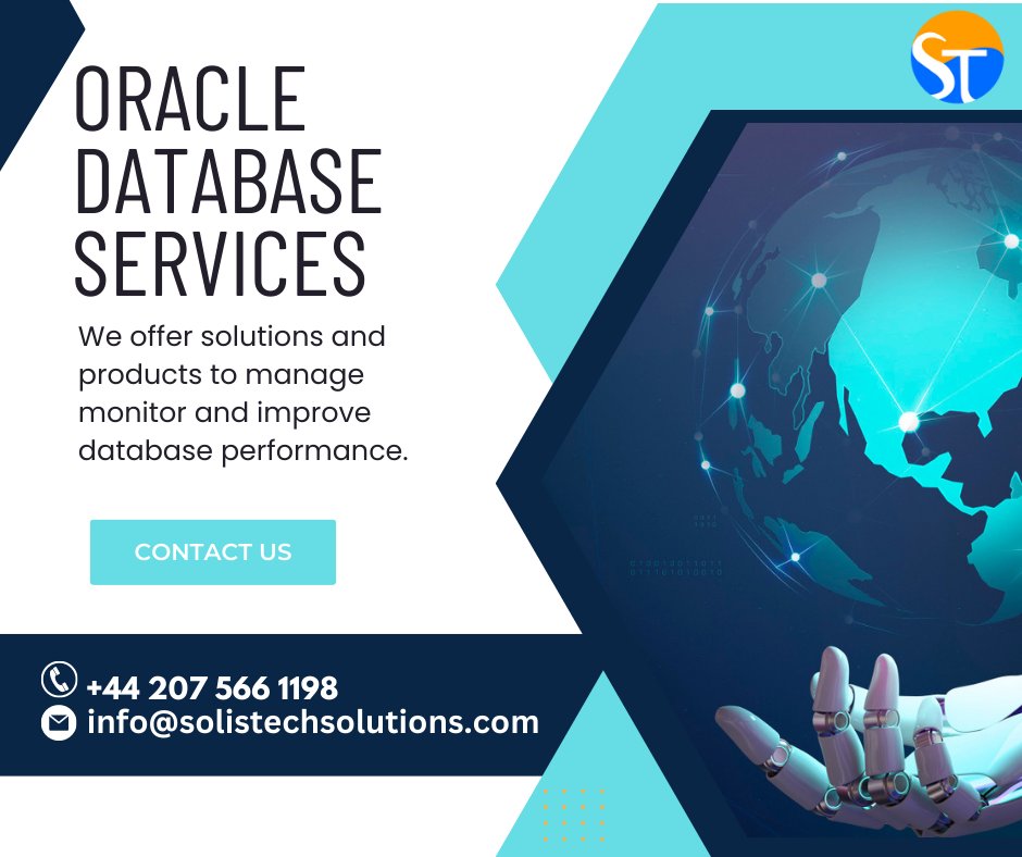 Solistech's tweet image. If you are looking for Oracle Database Services, then take a look at the Oracle Products that we support for our customers:
solistechsolutions.com/oracle-databas…
.
.
.
#OracleSupport #DatabaseSupport #OracleAppsTechnical #ManagedServices #oracleapplications #OracleServices