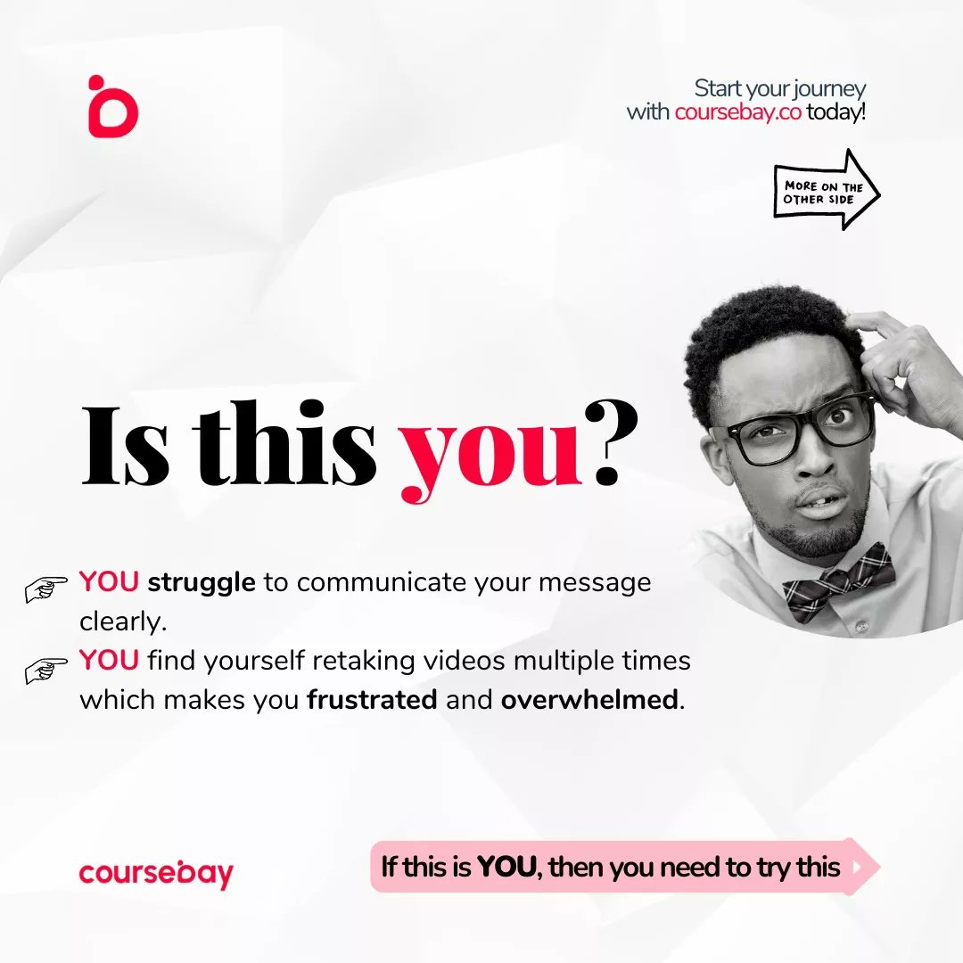 coursebay's tweet photo. Say goodbye to endless re-takes and engage your audience like never before! 📝💪
Click the link in our bio to join the https://t.co/pxZFa7PL8R community for free today!
#businessowner #script #visitusatcoursebayco
#CourseCreation #videoscriptwriting #writer #scriptwriter https://t.co/vyqsOuNJvK