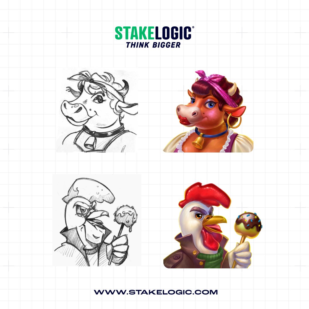 Stakelogic's tweet photo. Get a behind-the-scenes look at the process our design team went through to bring the lovable and mischievous character, Greedy Fox, to life! 🦊
+18 | https://t.co/QlpZ33aaGu
#Stakelogic #ThinkBigger #GreedyFox #SketchProcess #SlotGameDesign #OnlineSlots #CharacterDesign https://t.co/meCXNKgYpP