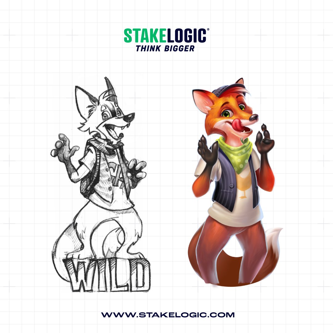 Stakelogic's tweet photo. Get a behind-the-scenes look at the process our design team went through to bring the lovable and mischievous character, Greedy Fox, to life! 🦊
+18 | https://t.co/QlpZ33aaGu
#Stakelogic #ThinkBigger #GreedyFox #SketchProcess #SlotGameDesign #OnlineSlots #CharacterDesign https://t.co/meCXNKgYpP