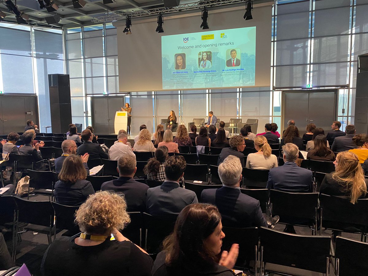 ioevoice's tweet photo. 🔴Happening today in Bonn, Germany: our annual international conference on #BizHumanRights!

Held jointly with @DeutschePostDHL &amp; @DieBDA, the conference kicked off this morning with keynote interventions from high-level officials and #HumanRights experts. https://t.co/oYmlIkhKrO