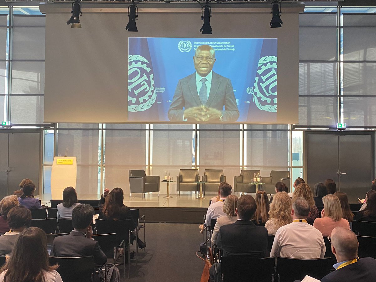 ioevoice's tweet photo. 🔴Happening today in Bonn, Germany: our annual international conference on #BizHumanRights!

Held jointly with @DeutschePostDHL &amp; @DieBDA, the conference kicked off this morning with keynote interventions from high-level officials and #HumanRights experts. https://t.co/oYmlIkhKrO
