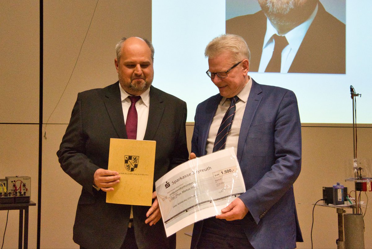 Congratulations to our IT admin Markus Hilt for receiving the prestigious Emil-Warburg Technician Price 🏅
Thanks so much Markus for keeping our networks running and enabling our science!