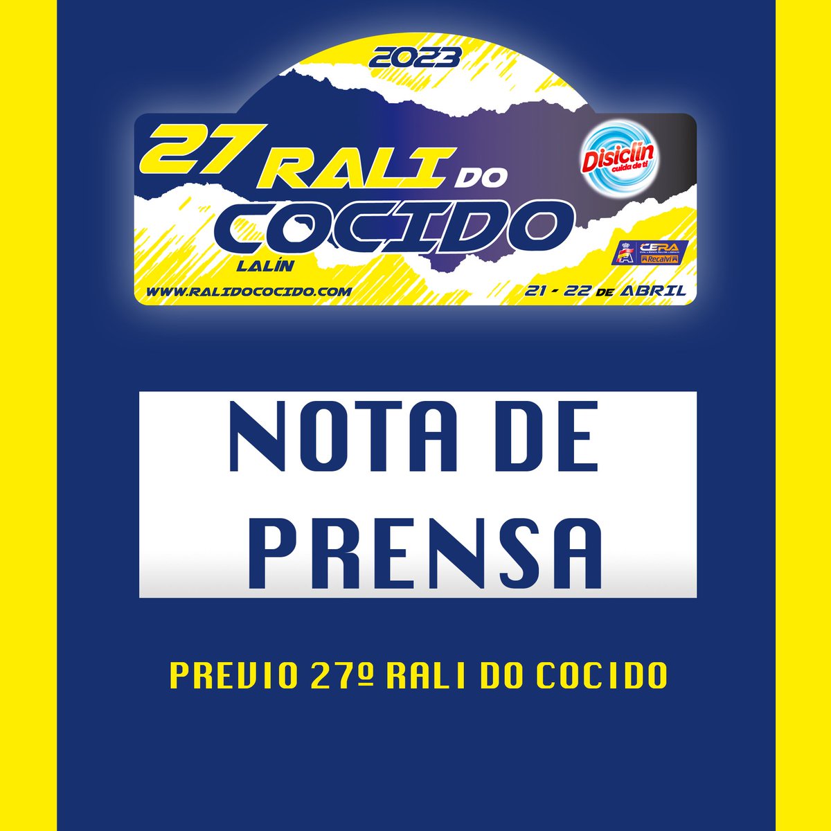 LalinDeza's tweet photo. Desliza para leer la nota de prensa previa a la 27ª edición del Rali do Cocido que será la cita inaugural de la @cerarecalvi_rfedea

Serán 73 los inscritos que recorran los 11 tramos que conforman el itinerario. https://t.co/iRC27WUaaA