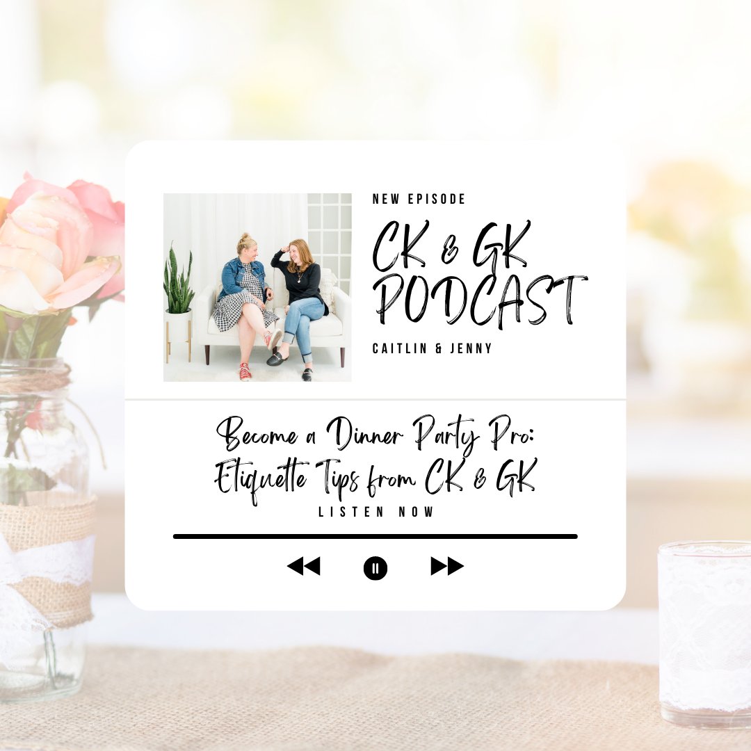 CKandGKPodcast's tweet image. Hosting a dinner party doesn&apos;t have to be stressful! CK &amp;amp; GK share tips on creating an unforgettable dining experience. From seating arrangements to dietary restrictions, they&apos;ve got you covered. 🍷 &amp;gt;&amp;gt;&amp;gt; pod.link/1600435714 

#CKandGKpodcast #DinnerPartyTips #HostingHacks