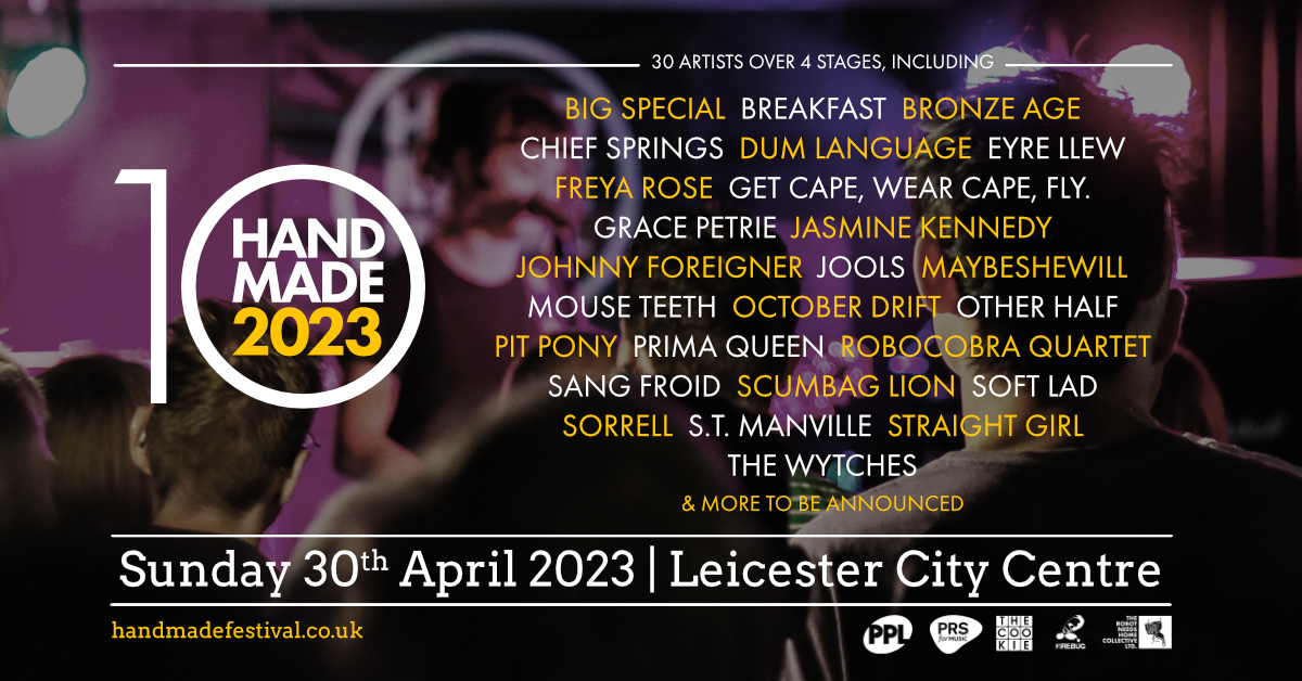 Looking forward to seeing so many of our incredible members next week at <a href="/HandmadeTotally/">Handmade Festival</a>. This year they celebrate 10 years; we're proud to have supported them in bringing great new and emerging talent to the heart of Leicester.

Tickets: prs.info/ieGZ50NFHw7