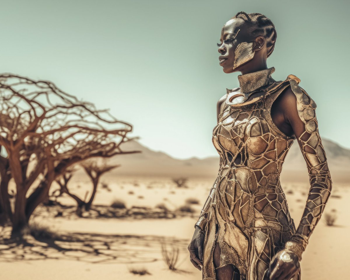 LeeHowell_Photo's tweet photo. Back on Twitter, been away for far too long, new work • Namibia Another World up on the ‘Creative website: https://t.co/uLp1IxoeAC 
#namibia #fashion #fashionshoot #futuristic #digitalart #ai #aiart #leehowellcreative https://t.co/vuy3FMj2XO