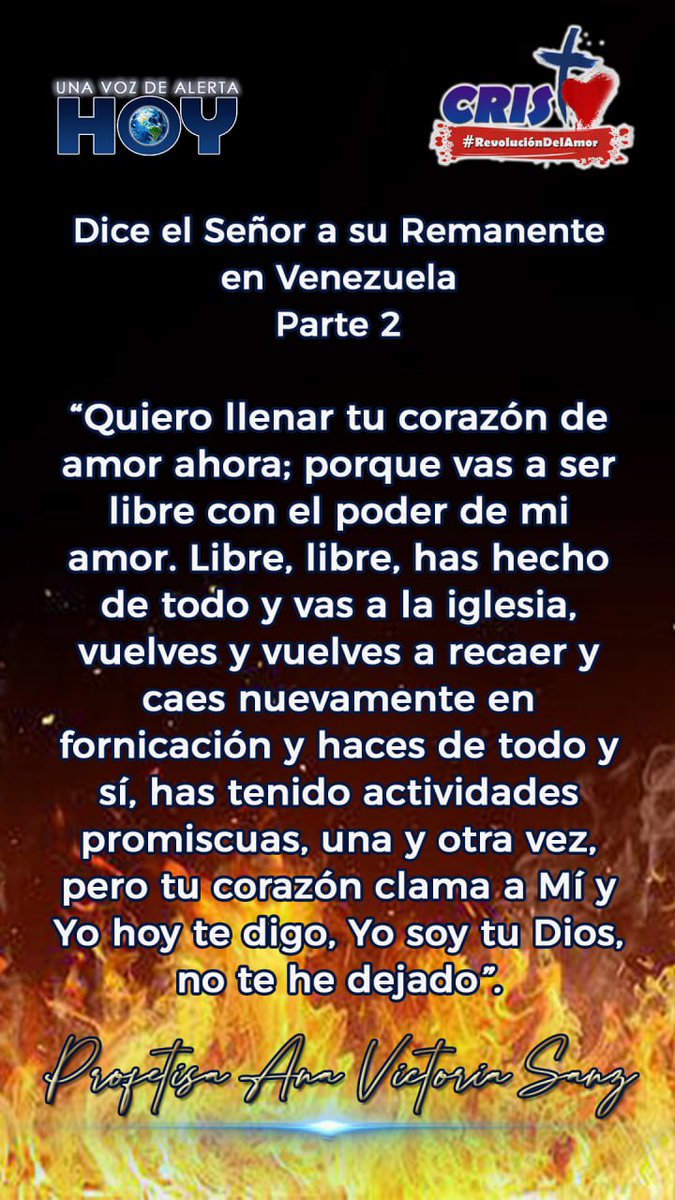 omarnieves98233's tweet photo. #19abr
#GritoDeLibertadACristo
#RevoluciónDelAmor
#profecíasdeanavictoriasanz https://t.co/bsMojMVKBT