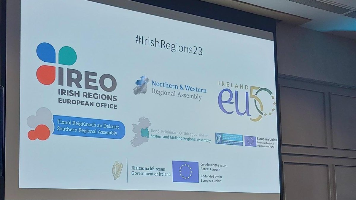 MarineInst's tweet photo. Marine Institute is looking forward to speaking today on opportunities for #MissionOcean #HorizonEuropeIE #IrishRegions23 with #Entirl colleagues on #MissionClimateAdaptationand #MissionCities https://t.co/8U48FJyGtG