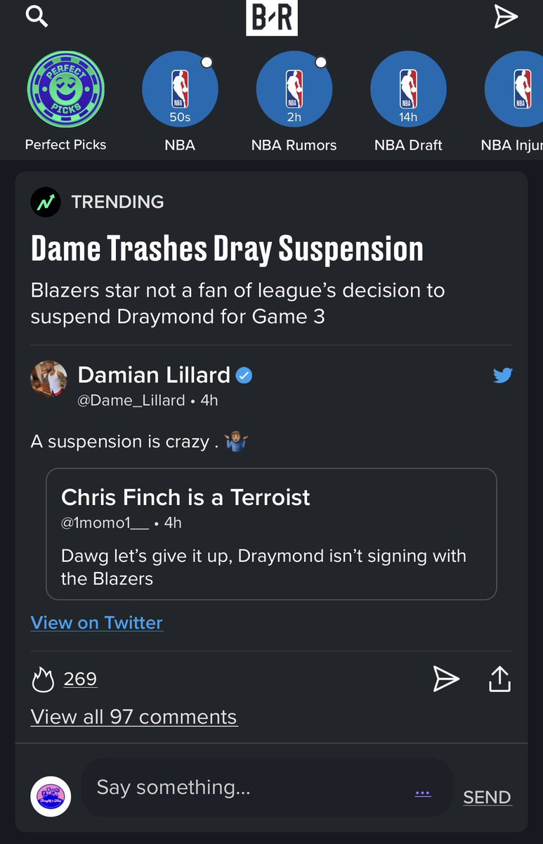 frontrunnerpc's tweet photo. Our guy on @BleacherReport ! @1momo1__ this is awesome to me. Congrats! #DroppinGems #NBATwitter #DubNation #NBA https://t.co/Hahv1a3DCd