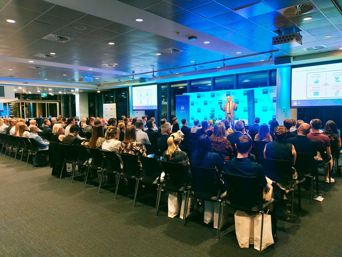 When a customer feels their well-being is more important to a business than the business' protocols, that's when benevolence is apparent and trust is fostered #QUT #trustexperienceevent