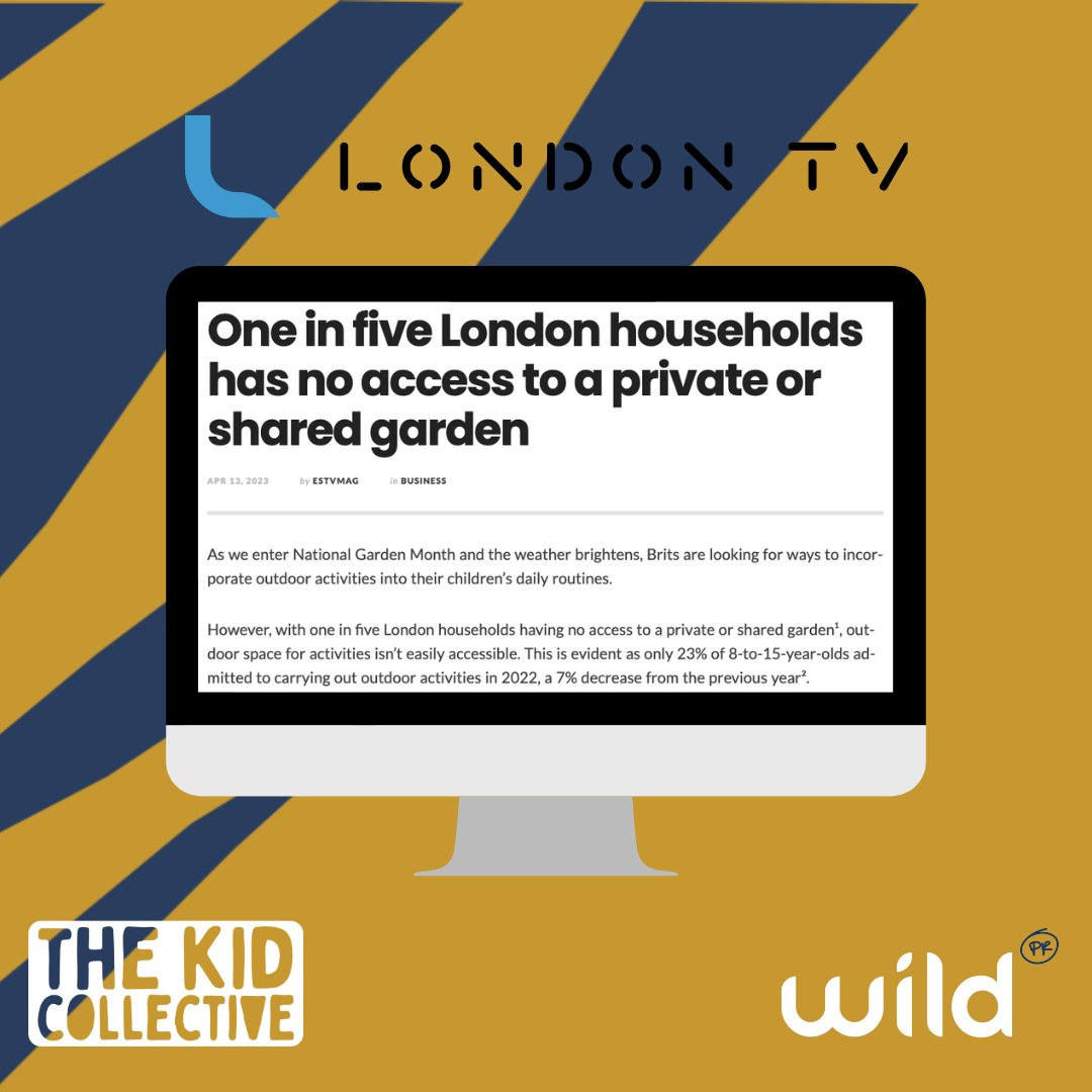 WeAreWildPR's tweet photo. ✨ Wishlist regional coverage alert!

To celebrate #NationalGardeningMonth, we wrote a piece highlighting how only one in five houses in London has access to a private or shared garden. https://t.co/d2gMvbryGM