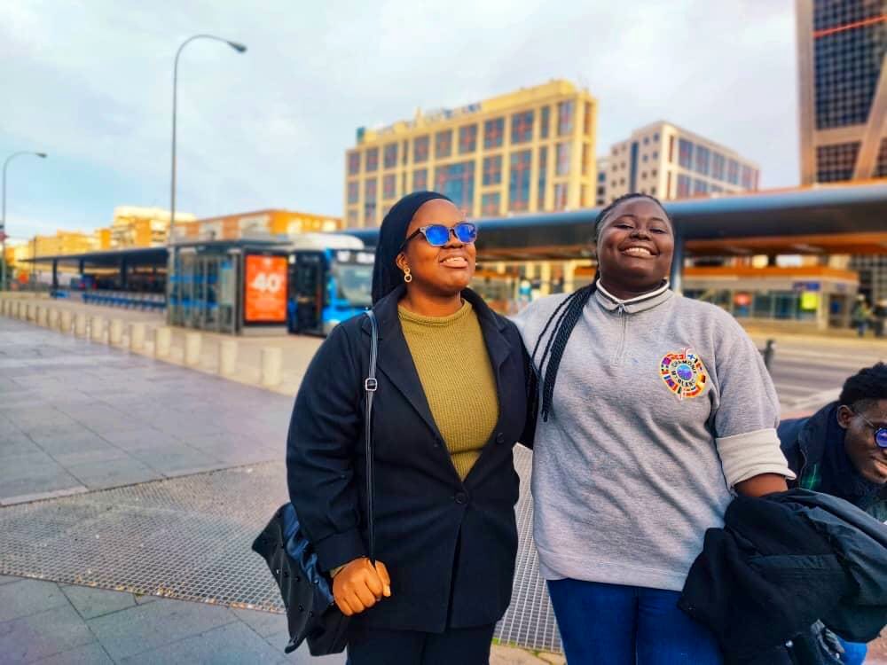 Thevokofficial's tweet photo. The KNUST Debate Society in Madrid, Spain 🇪🇸  after defeating Harvard, Yale, Cambridge, Durham, Monash, and the University of Toronto to the finals, representing the African Continent at the Finals and taking Second Place[2nd] at the WUDC 2023🌟🌟🌟 https://t.co/P2AgqEw2GG