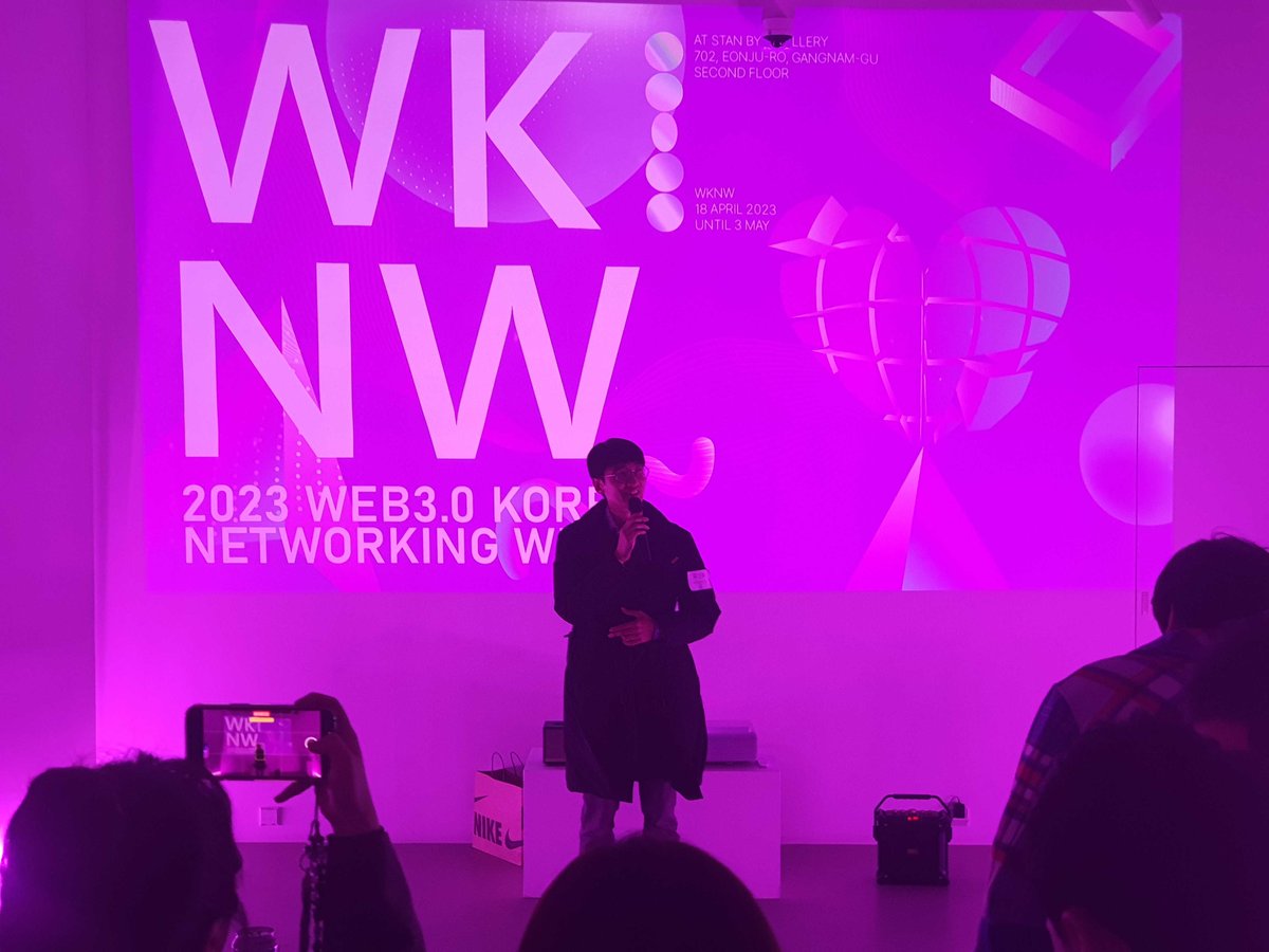 DCENTWALLETS's tweet photo. Yesterday was the opening night of the “2023 Web3.0 Korea Networking Week”, and look who was talking? Yes yes, that’s @WalletGuyYoo!
We had a great time meeting other Web3.0 actors and enthusiasts. Have a great week and see you the 20th and 21st.
#Web3 #web3community https://t.co/hb5KKstkD3