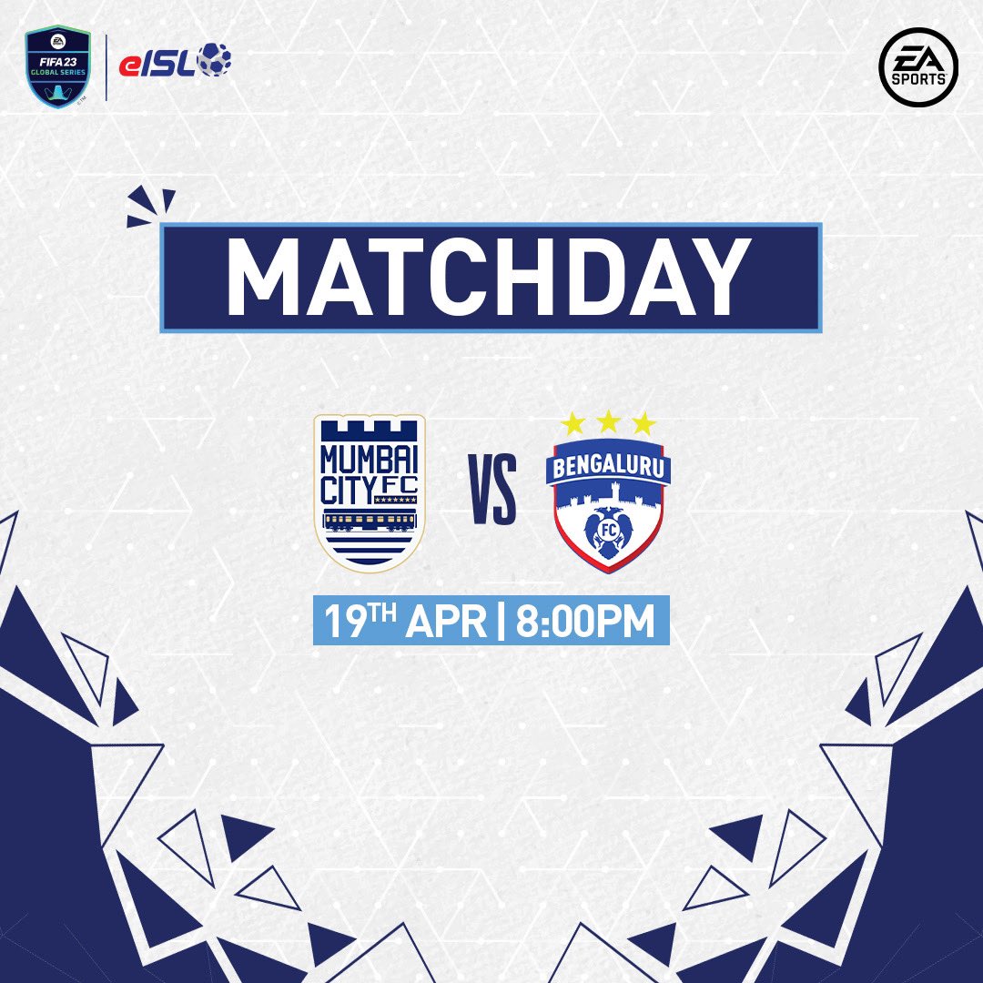MumbaiCityFC's tweet photo. GAME TIME 🎮 

Our #eIslanders return to action in the #eISL, taking on Bengaluru FC in a cracking contest tonight! 💥

Let’s go, boys! 

#MumbaiCity #AamchiCity 🔵 https://t.co/G3OdX9t6Og