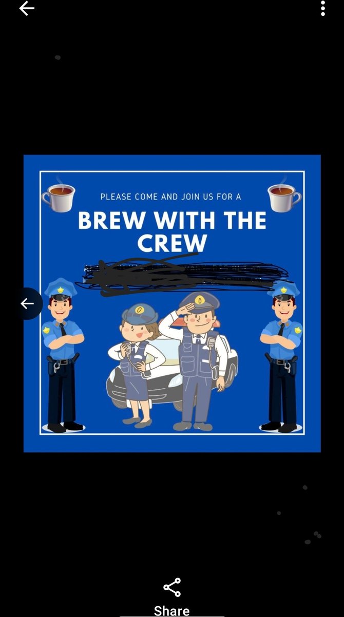 YardleyWMP's tweet photo. A Brew with a crew will be at @southyardleylib this Friday at 10.30 am to listen to any concerns you may have, in your area or atleast meet your local policing team. #lookforwardtoseeingyou https://t.co/dlEYuNlqFt