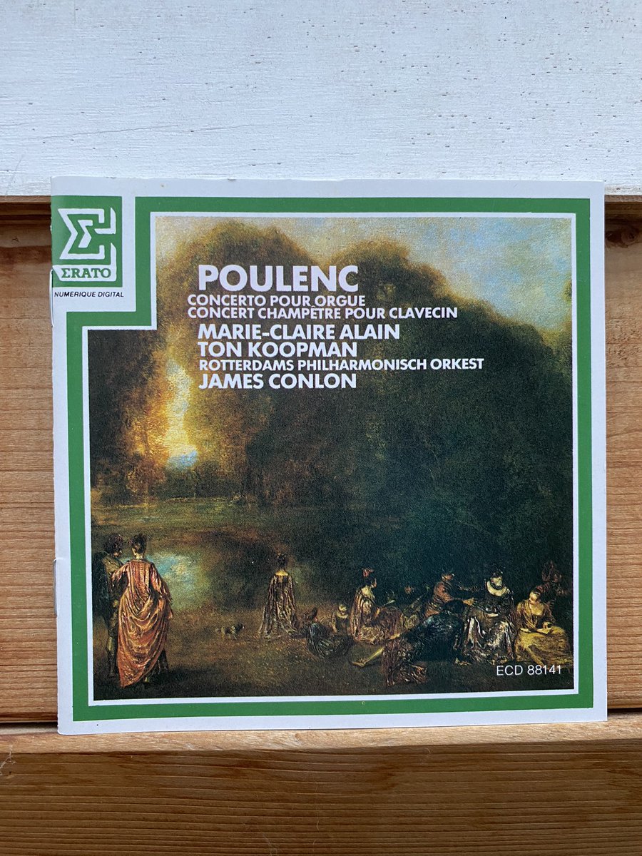 FrobergerJ's tweet photo. Prachtig samengesteld programma dit weekend bij @rdamphil Met als hoogtepunt (wat mij betreft) het concert champêtre van Poulenc. Het RphO nam dit werk ook op in 1984 met Conlon en Ton Koopman. Het Franse ‘esprit’ geweldig goed getroffen. In Frankrijk een referentie-plaat!! https://t.co/snKKP7PABp