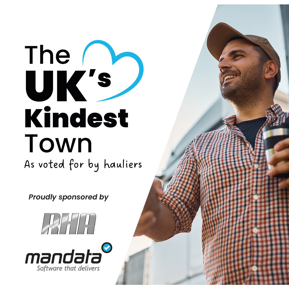 RHANews's tweet photo. Our Kindest Town campaign promotes appreciation and respect for the #KindGiants on our roads. Cast your vote and be in with the chance of winning some amazing prizes! Nominate your favourite town here: https://t.co/oDrCTFsiAf #KindGiants #KindestTown #HaulierHeroes @MandataLtd https://t.co/cM16MGXGdv