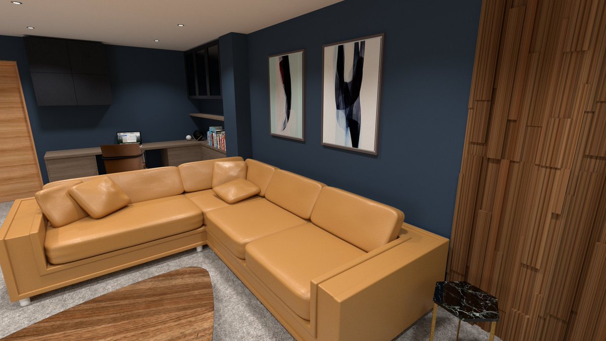 Excited to reveal our latest interior design project! 🏠✨ 
Dark tones, moody vibes, and realistic renders made all the difference in presenting to our customer. 💡🖤 
Loving how this living room design came together! 😍 
#InteriorDesign #LivingRoom #homedecor  #DarkTones