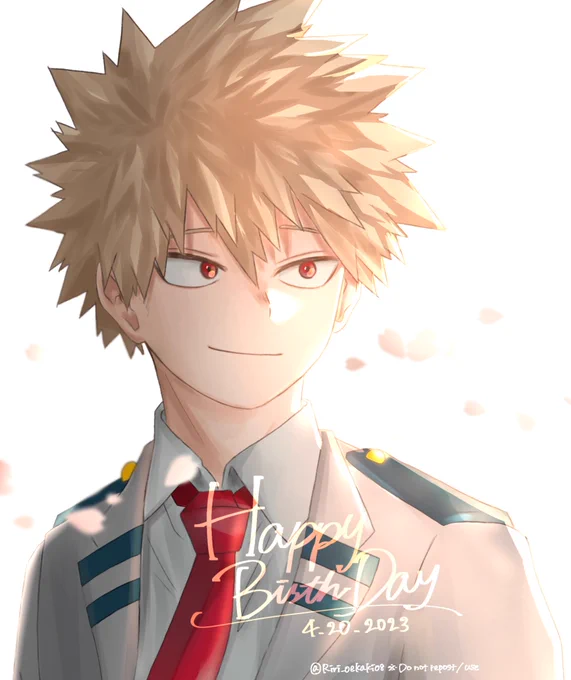 かっちゃんお誕生日おめでとう戦いが全部終わって笑顔溢れる毎日が訪れますように#爆豪勝己誕生祭2023#爆豪勝己生誕祭2023 