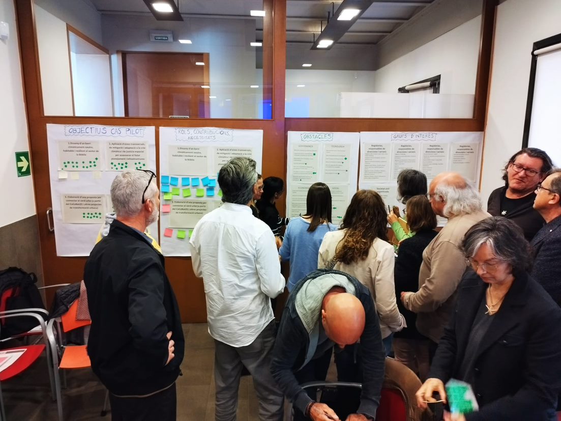 UP2030_HE's tweet photo. 🔷The first workshop of the @UP2030 project 🔶''Neutral neighbourhoods in Granollers, habitable and desirable'' ! 
took place in #Granollers to identify the needs and challenges in the co-creation of a neutral neighborhood in La Bòbila sector, through a participatory process! https://t.co/7gOtBUGbIk