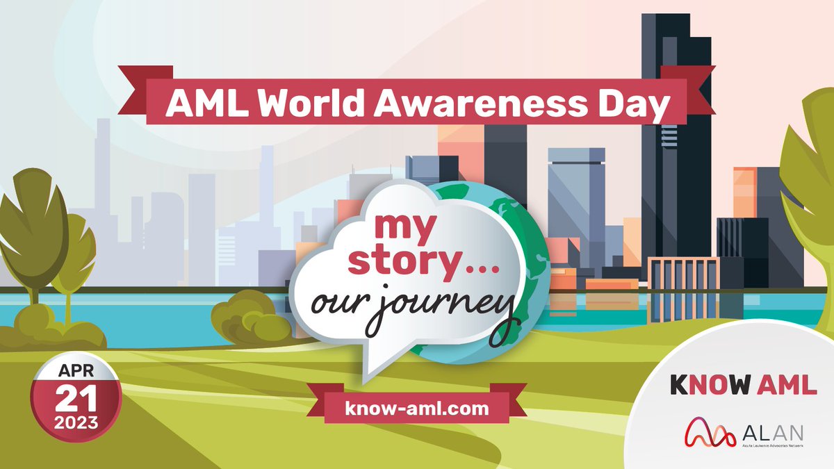 #MyStoryOurJourney. Das ist das Motto des #AML World Awareness Day 2023 von @KNOW_AML. Wir sind stolz, dass wir diese Initiative unterstützen können, um einen echten Unterschied für Betroffene zu machen. Erfahre hier 10 AML-Fakten bit.ly/41C44K2 #KnowAML