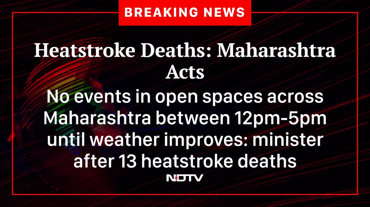 ndtv's tweet photo. #MaharashtraHeatstrokeDeaths https://t.co/UpcGeIaAHY
