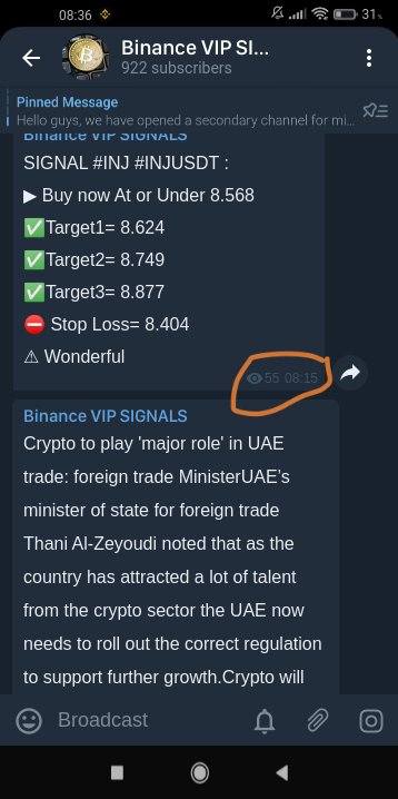AndrewGriUK's tweet image. SIGNAL #INJ #INJUSDT :

▶ Buy now At or Under 8.568

✅Target1= 8.624

✅Target2= 8.749

✅Target3= 8.877

⛔ Stop Loss= 8.404

⚠ Wonderful

#HODL a little longer 🚀

#SPOT #Bittrex #Exchanges

To Subscribe to our VIP SIGNALS channel, PM ME!
